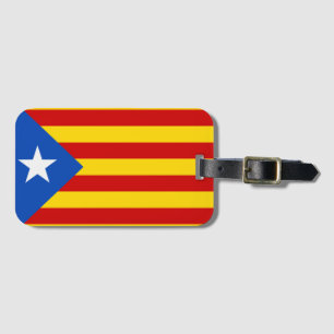 Katalonien Flagga Bagagebricka