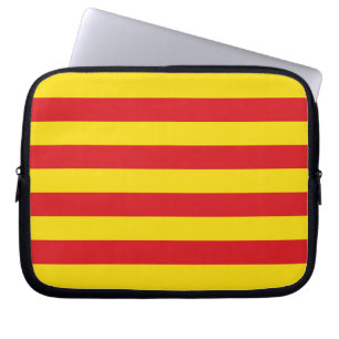Katalonien Flagga Laptop sleeve