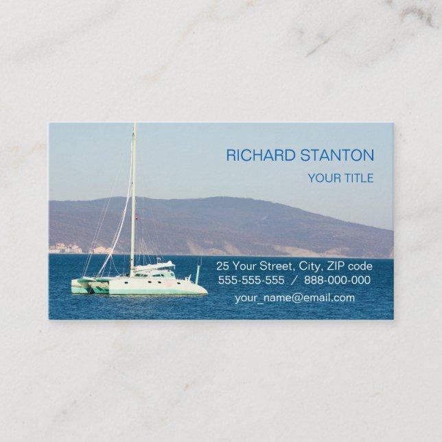 Katamaran Visitkort (Framsida)