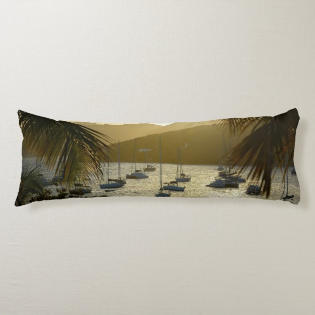 Katamaraner och segelbåtar kroppskudde (Framsidan)