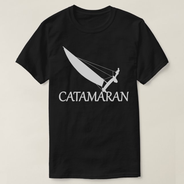 Katamarantrapeze segling Classic TShirt T Shirt (Design framsida)