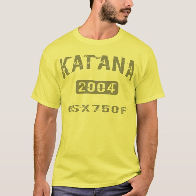 Katana GSX750F utslagsplatsskjortor 2004 Tee (Framsida)