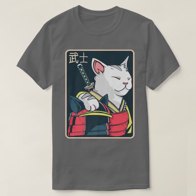 Katana Sword Anime Ni T Shirt (Design framsida)