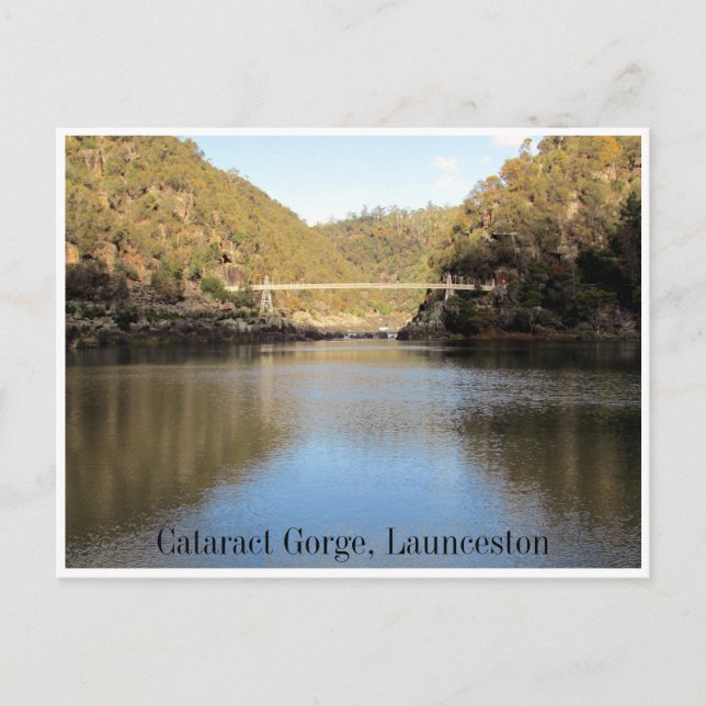 kataract gorge-brygga vykort (Framsida)