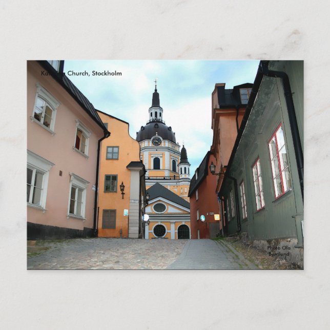 Katarina kyrka, Stockholm Vykort (Framsida)
