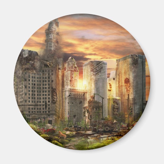 Katastrof - Chicago, IL - Måste gå ut med hunden Magnet (Framsidan)