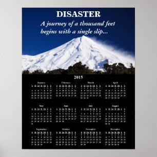 Katastrof i demografisk kalender 2015 poster