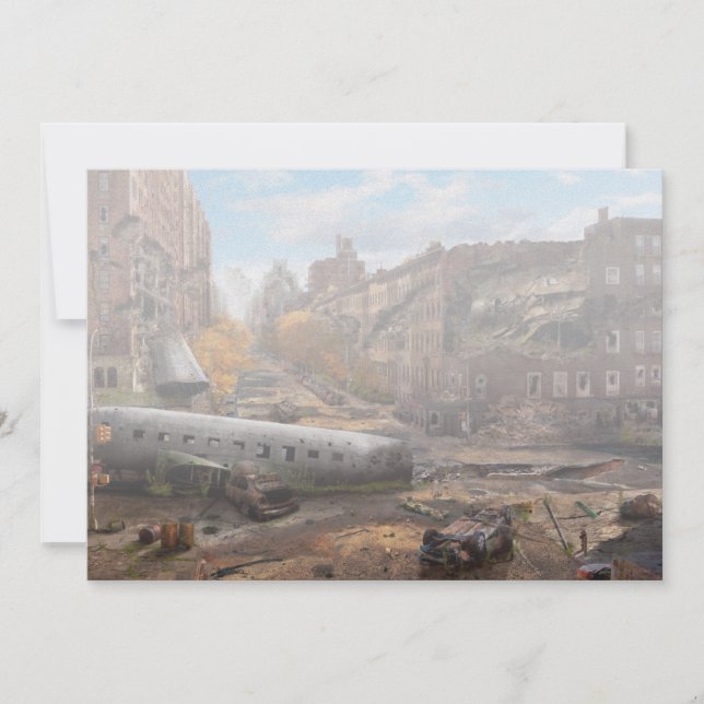 Katastrof - New York, NY - Ingen vänstersväng på r Inbjudningar (Framsida)