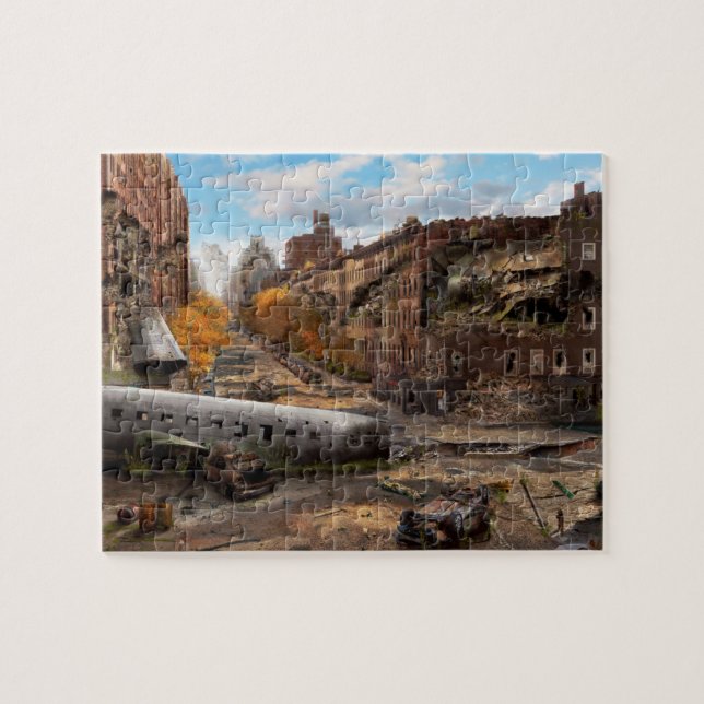 Katastrof - New York, NY - Ingen vänstersväng på r Pussel (Horisontell)
