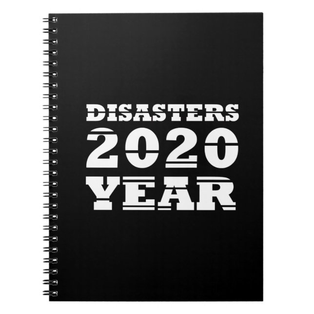 Katastrofåret 2020 anteckningsbok (Framsidan)