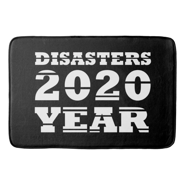 Katastrofåret 2020 badrumsmatta (Framsidan)