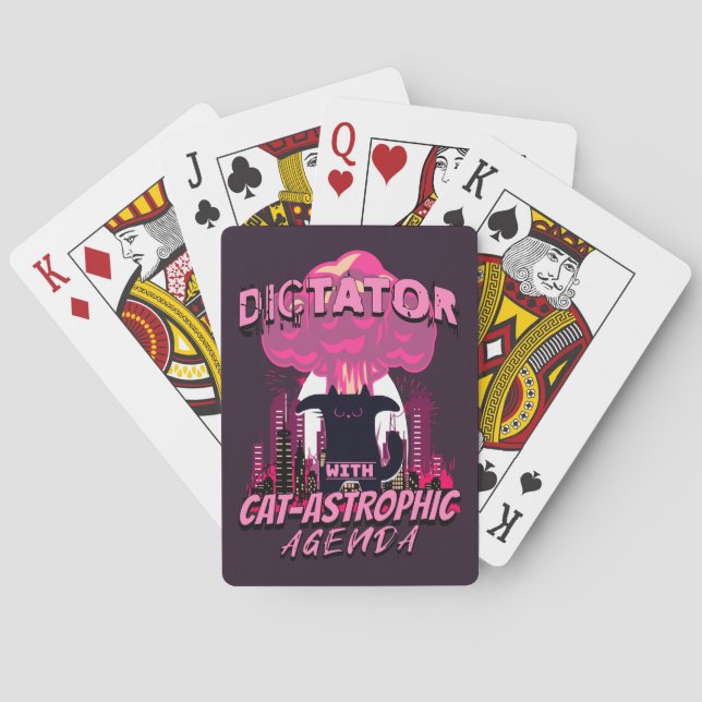 Katastrofatisk Arg, citattecken Casinokort (Baksidan)