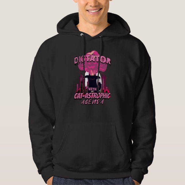 Katastrofatisk Arg, citattecken Hoodie (Framsida)