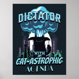 Katastrofatisk, funn kattdesign poster