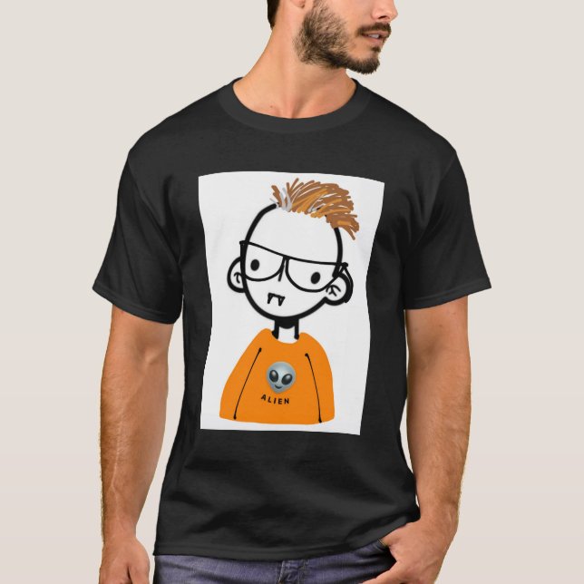 Katastrofen Autist Halloween T-Shirt (Framsida)