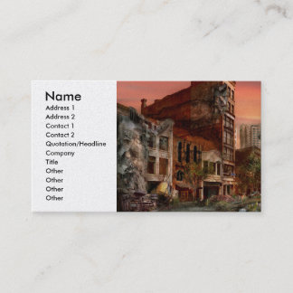 Katastrofen - Pittsburgh, PA - Y2K Kryp Visitkort