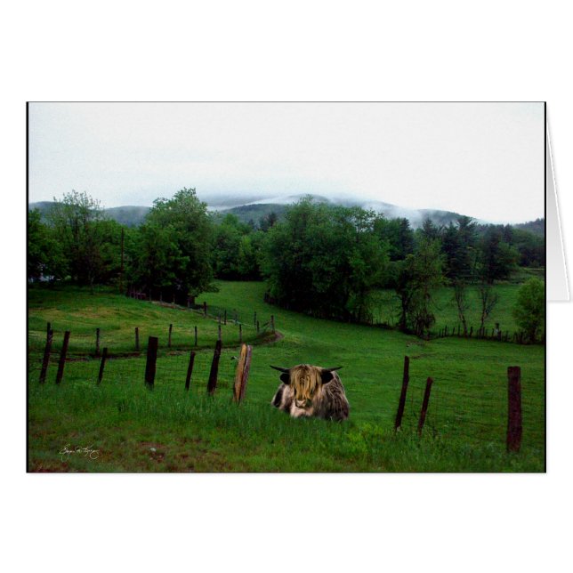 Katastrofens väktare Fält Hälsningskort (Framsidan Horizontal)