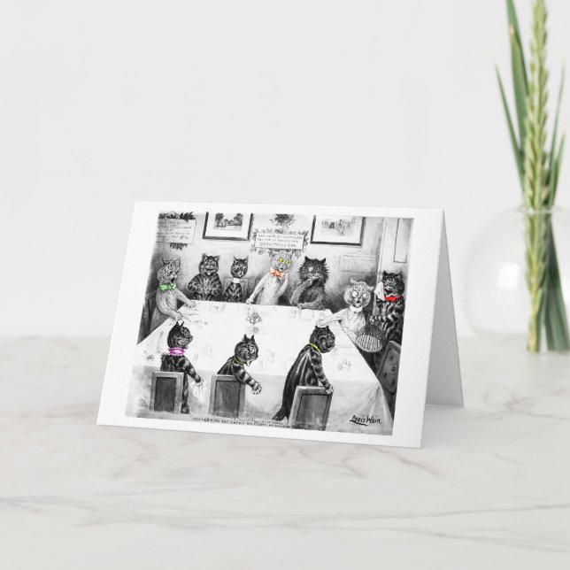 Katastrofrisk för katastrofrisk för katter av Loui Helgkort (Framsida)