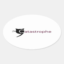 Katastrophe Logotyp Stickers