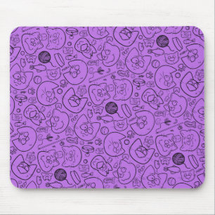 Katastrophe mouspad, lilac musmatta