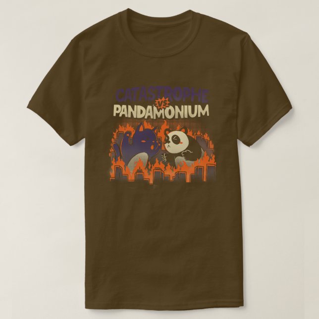 Katastrophe VS Pandamonium av Tobe Fonseca T Shirt (Design framsida)