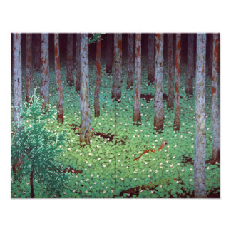 Katayama Bokuyo Mori Forest Poster