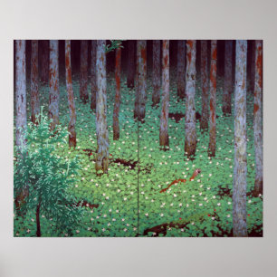 Katayama Bokuyo Mori Forest Poster