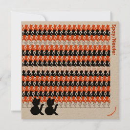 "Katcetera: Spay/Neuter’ Spara hos fåglar Julkort