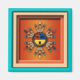 Katchina solansikte magnet