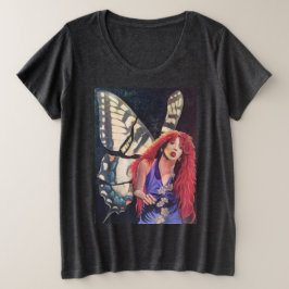 Kate är en fjäril. Katerfly. T Shirt