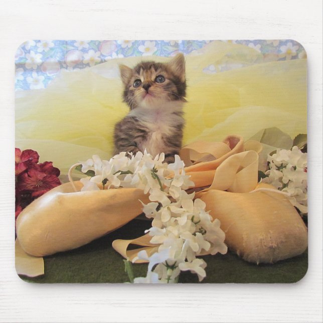 Kate Ballerina Kitten - Mouse Pad Musmatta (Framsidan)