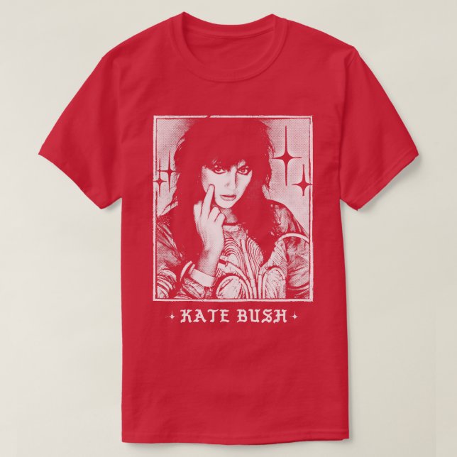 Kate Bush Punksthetic Design T Shirt (Design framsida)