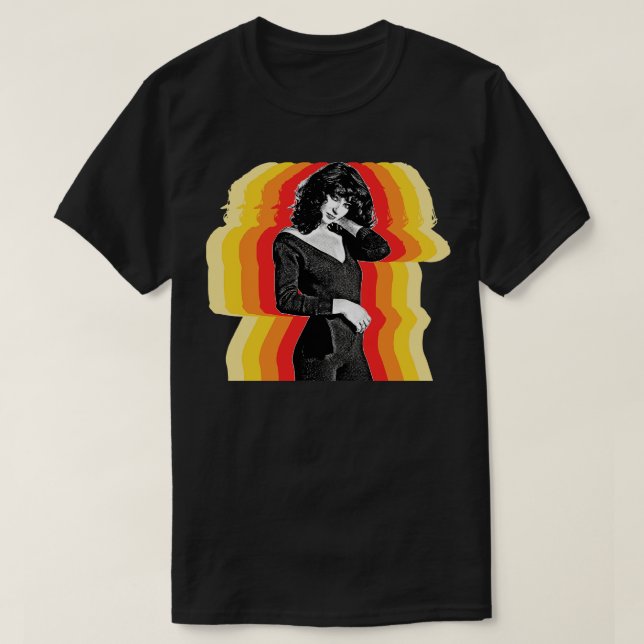 Kate Bush Retro Aesthetic Fläkt Art Design T Shirt (Design framsida)