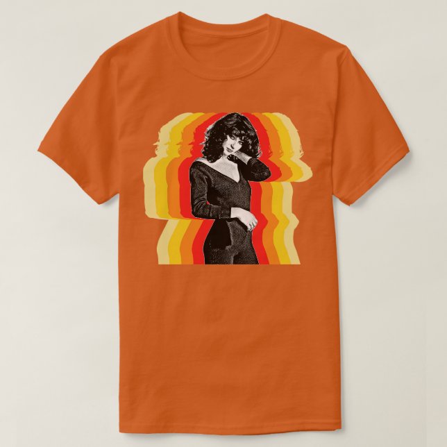 Kate Bush Retro Aesthetic Fläkt Art Design T Shirt (Design framsida)
