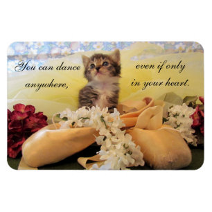 Kate, Cat Dance Anywhere Quote Magnet