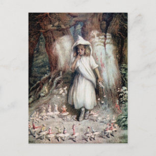 Kate Greenaway: Elf Ring Vykort