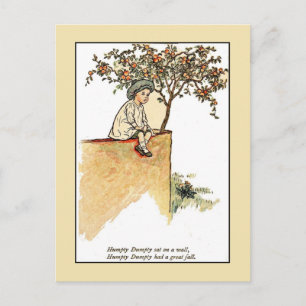 Kate Greenaway: Humpty Dumpty Vykort