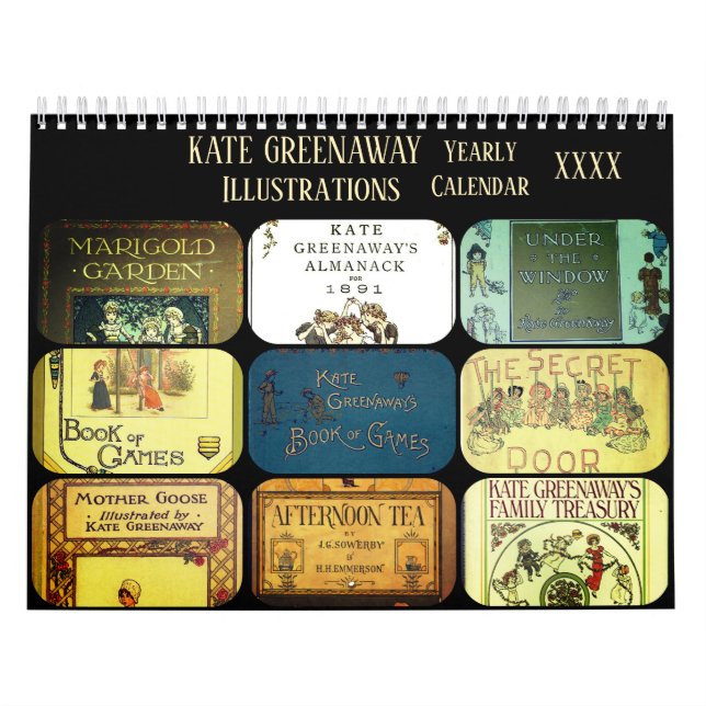 Kate Greenaway Illustrations Customize Year | Kalender (Omslag)