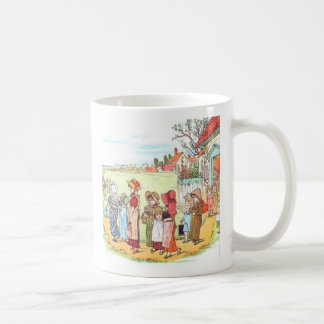 Kate Greenaway & Plutarch citationsteckenlärare Kaffemugg