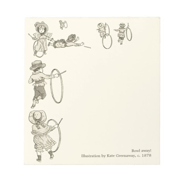 Kate Greenaway Ring: rullbarn Bort med dig Anteckningsblock (Framsida)