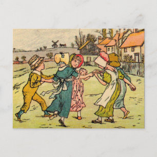 Kate Greenaway Ring runt Rosey Vykort