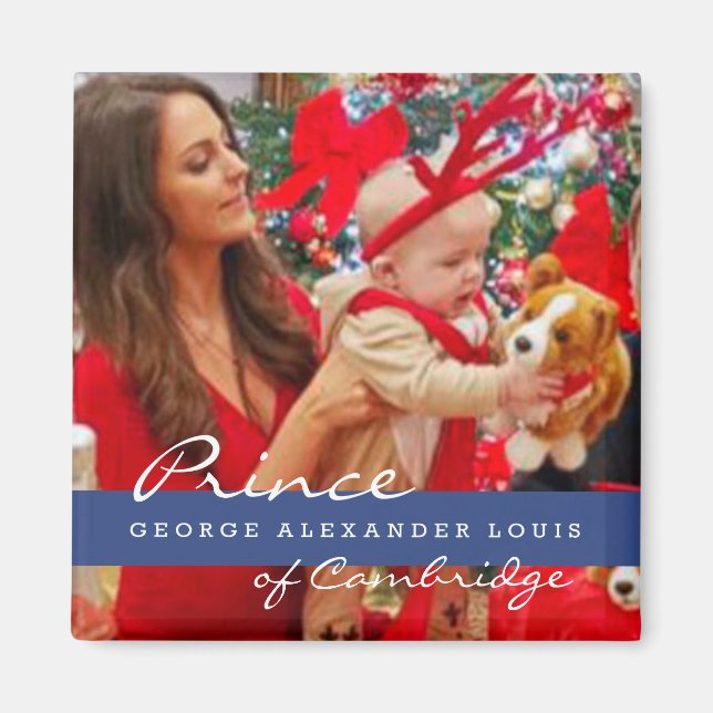 Kate Middleton Prince George jul Magnet (Framsidan)