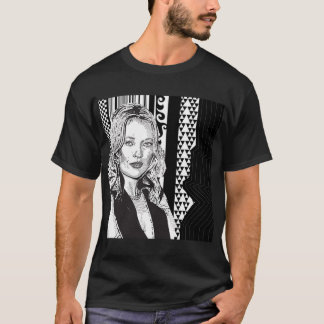 Kate Moss Icon Art T Shirt