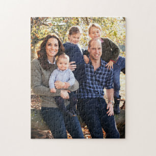 Kate, William och Children Pussel