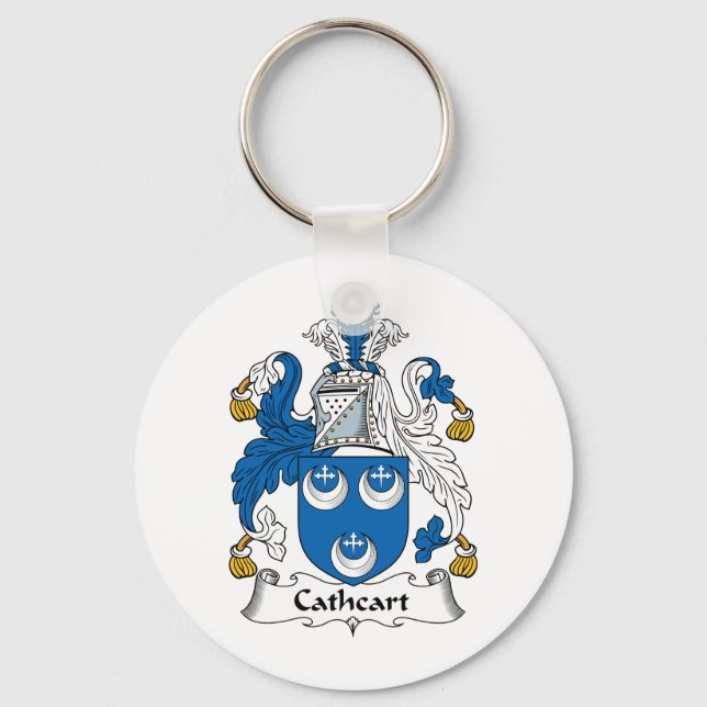 Katecart Family Crest Nyckelring (Framsida)
