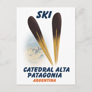 Katedral Alta Patagonia, Argentinas skidposter Vykort