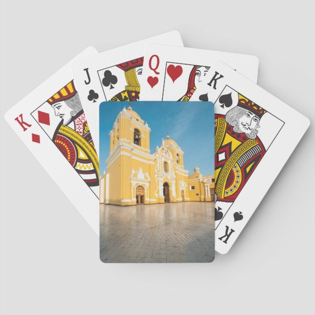 Katedral av Trujillo, Trujillo, Peru Spel Kort (Baksidan)