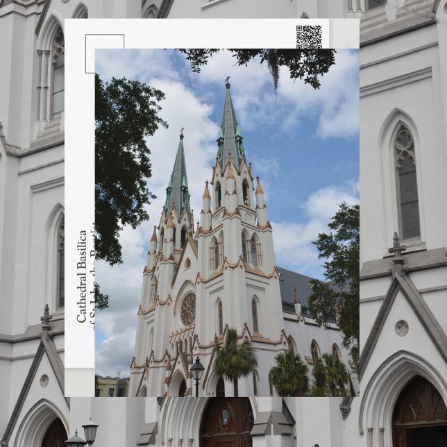 Katedral Basilica of St John the Baptist Savannah Vykort (Skapare uppladdad)