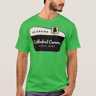 Katedral Caverns State Park Alabama Välkomsttecken T Shirt