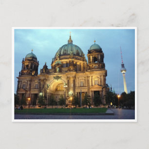 katedral för berliner vykort